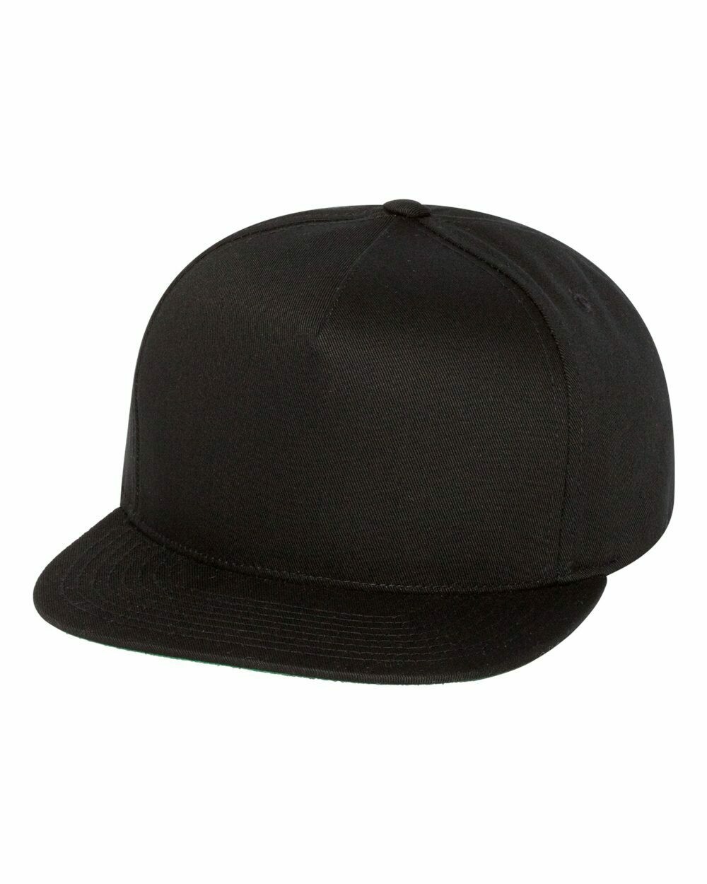 Flat Bill Cap, Colours: Black