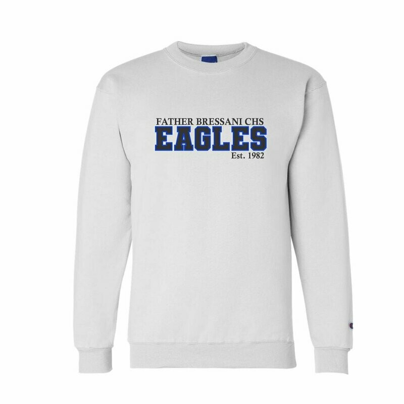 White Champion FB Sweater