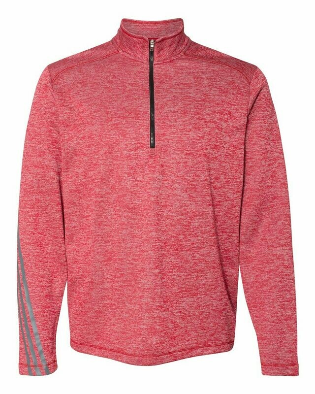 Brushed Terry Heathered Quarter-Zip Pullover