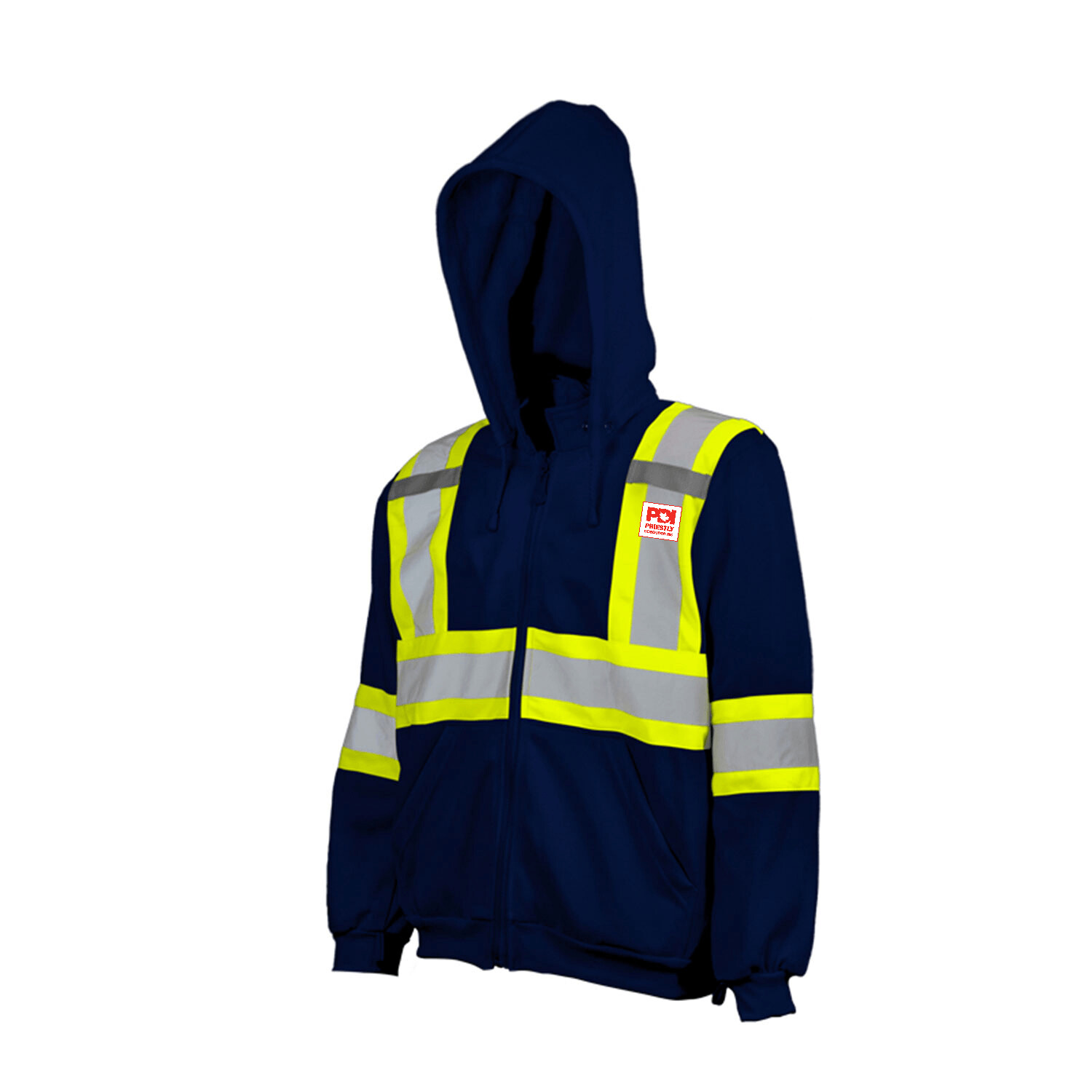 Traffic Hoodie with Detachable Hood, 4" Refl. Tape