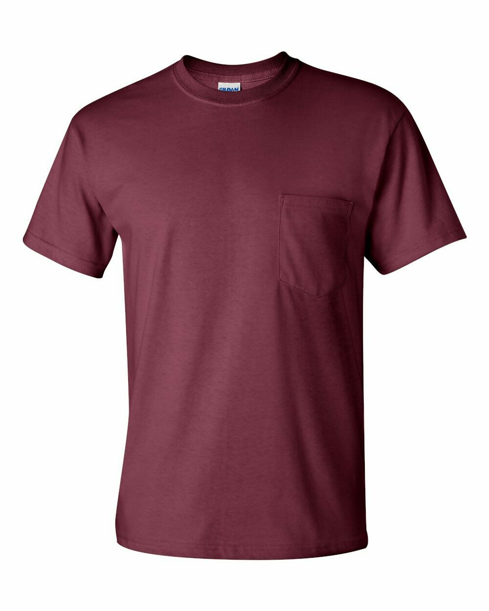 Ultra Cotton® Pocket T-Shirt, Colours: Maroon