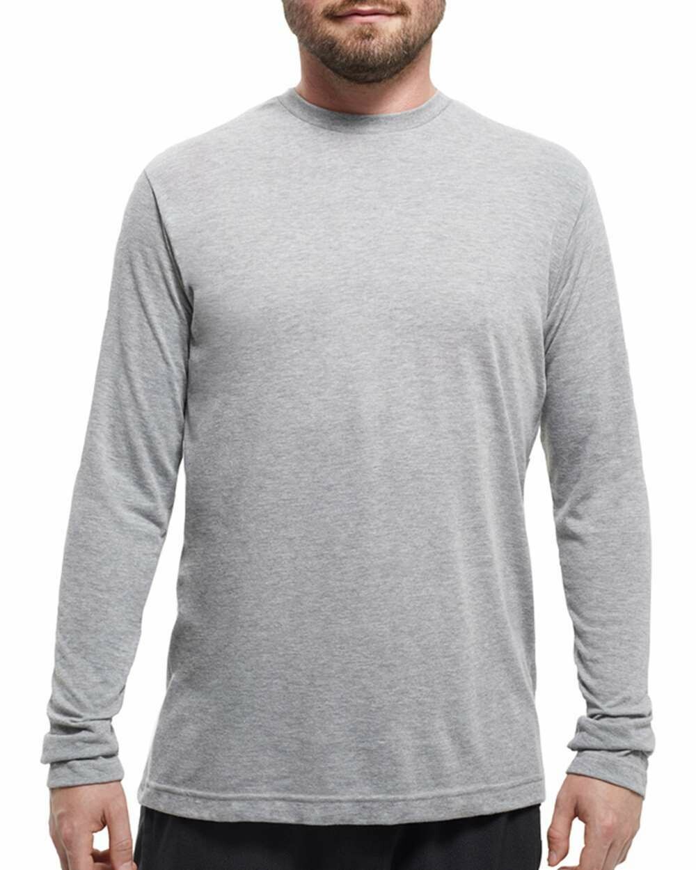Gold Soft Touch Long Sleeve T-Shirt, Colours: Athletic Heather