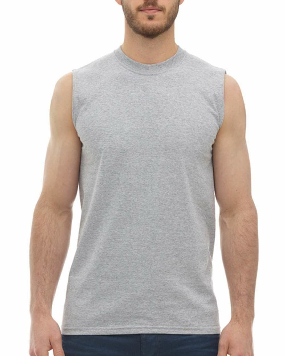Sleeveless T-Shirt, Colours: Athletic Grey