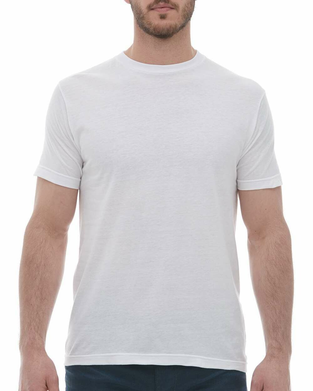Unisex Fine Jersey T-Shirt, Colours: White