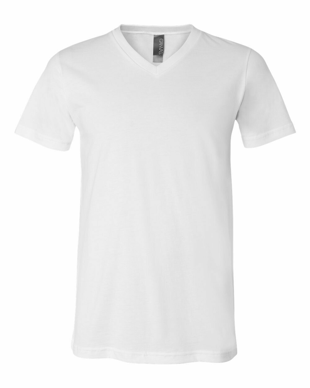 Unisex Jersey V-Neck Tee, Colours: White