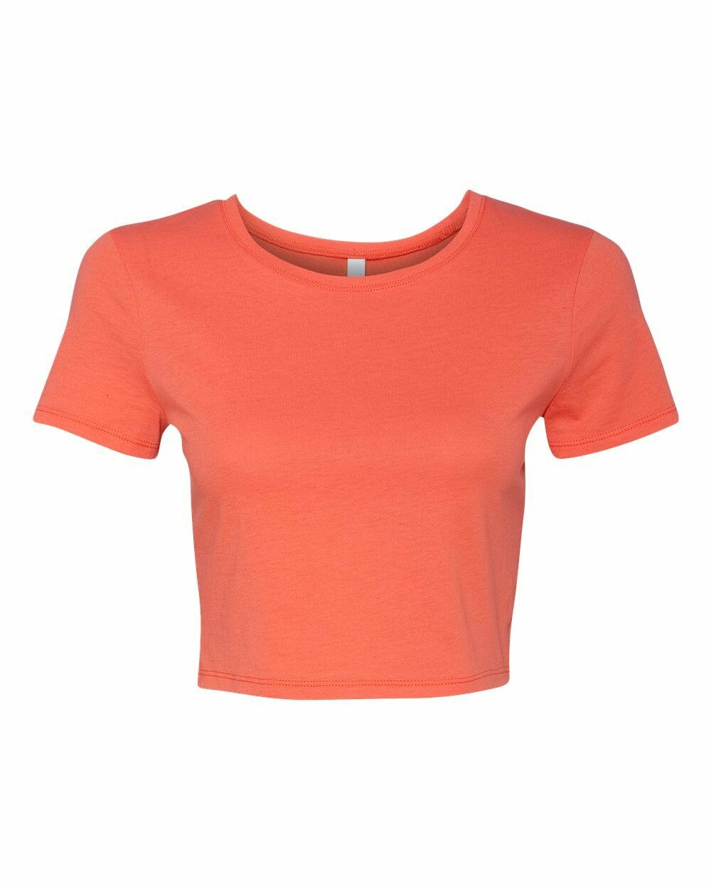 Women’s Crop Tee, Colours: Coral