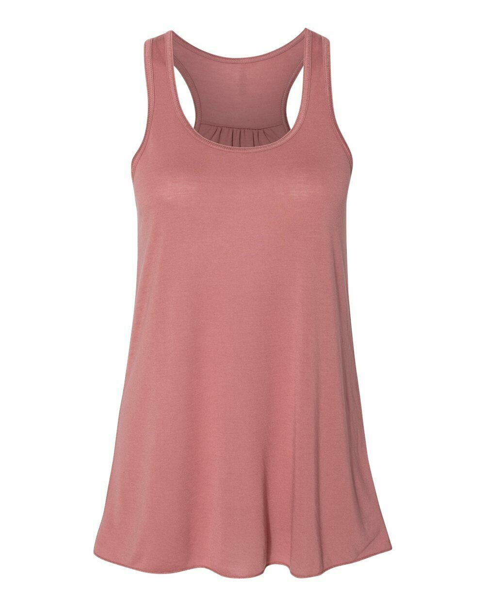 Women's Flowy Racerback Tank, Colours: Mauve