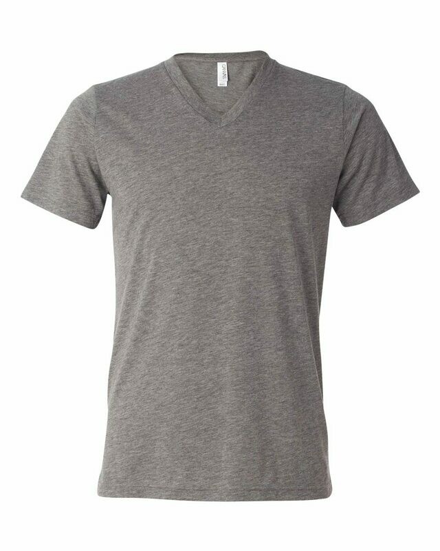 Unisex Triblend V-Neck Short Sleeve Tee