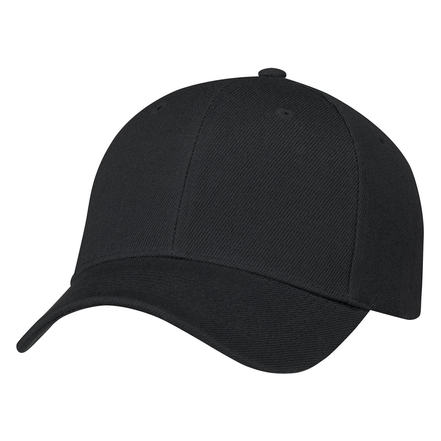 6 Panel Constructed Full-Fit, Colours: Black