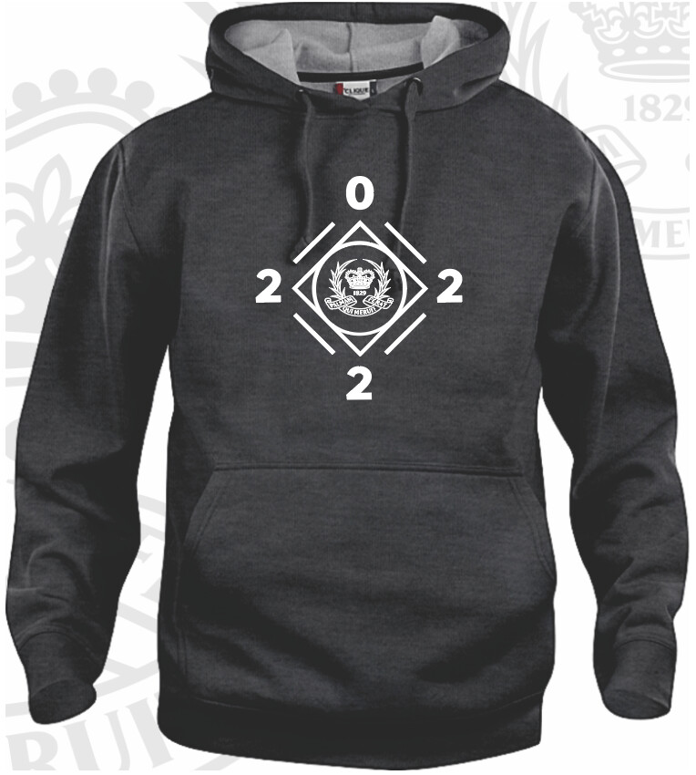 Stockholm Full Zip Hoodie, Colour: Anthracite