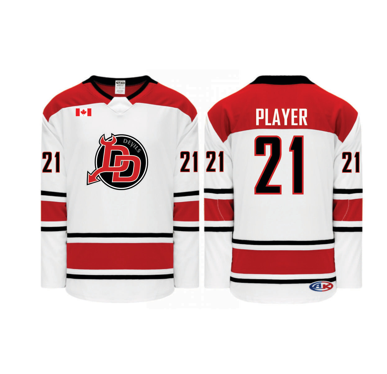 White Game Jersey & Socks