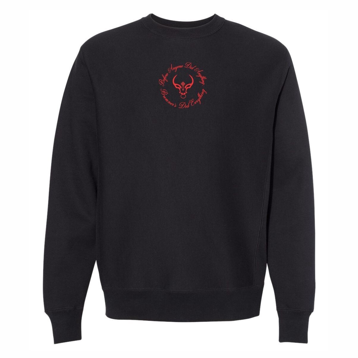 Black Crew Neck Sweater - Independent Trading Co.