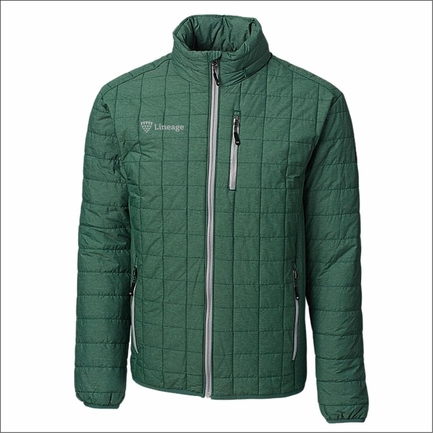 Rainier PrimaLoft® Mens Eco Insulated Full Zip Puffer Jacket