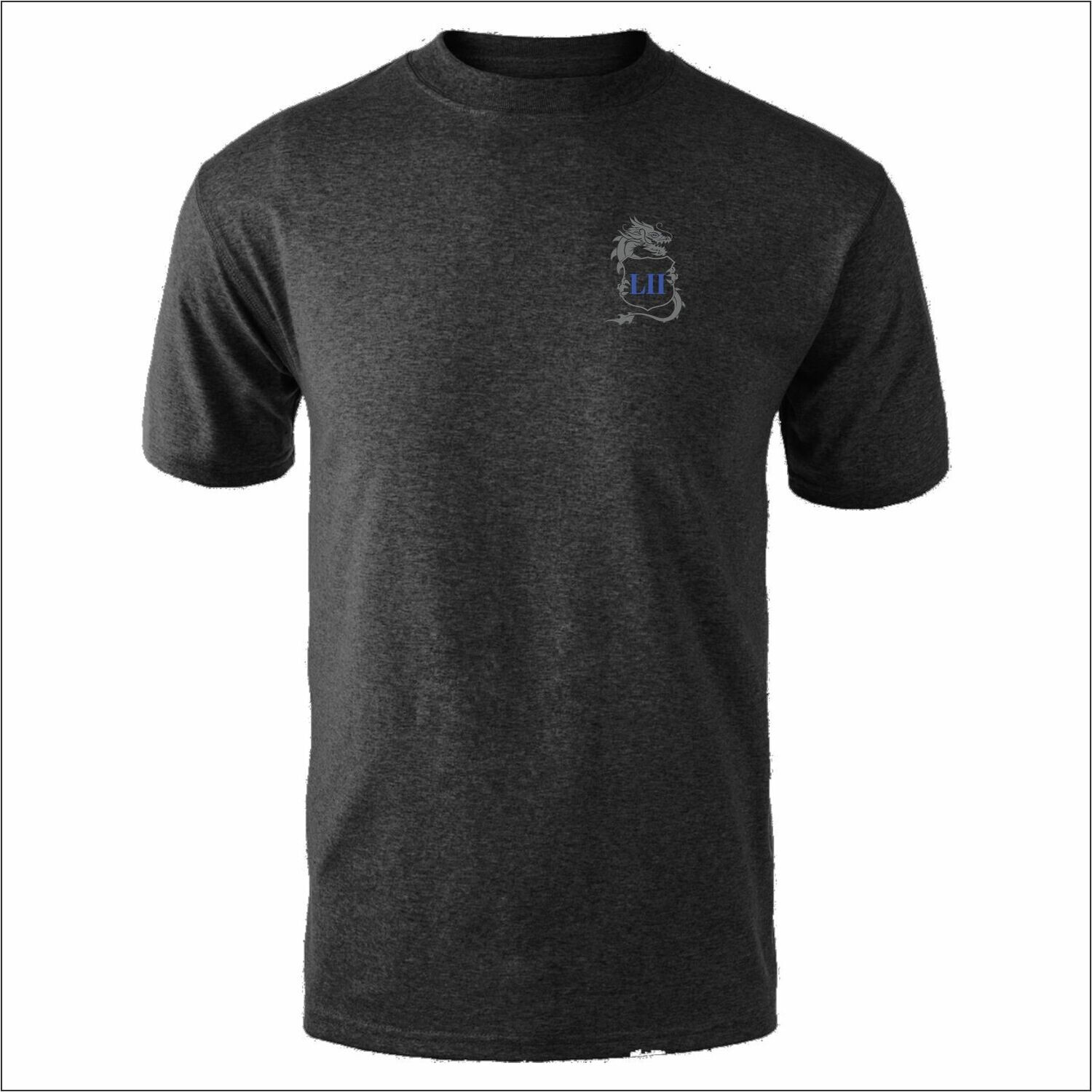 52 DIV ZORREL  CHARCOAL HEATHER SHORT SLEEVED SHIRT