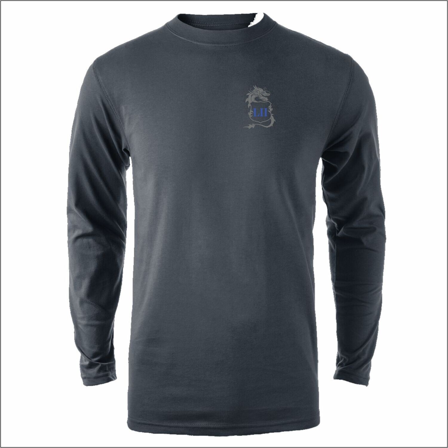 52 DIV ZORREL  CHARCOAL HEATHER LONG SLEEVED SHIRT