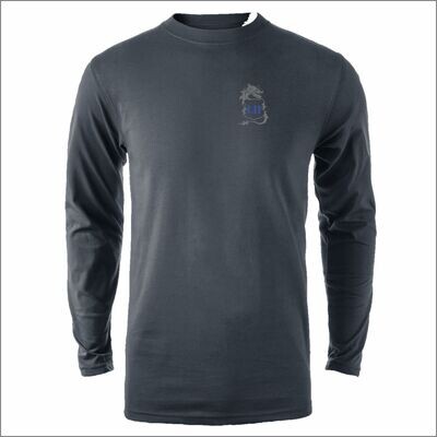 52 DIV ZORREL  CHARCOAL HEATHER LONG SLEEVED SHIRT