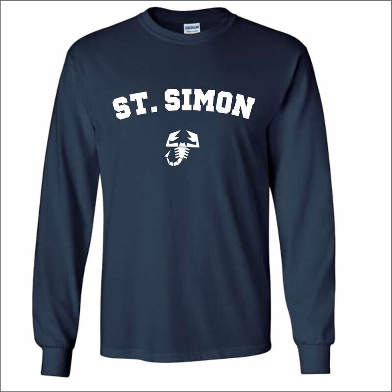 Long Sleeve Navy T-shirt