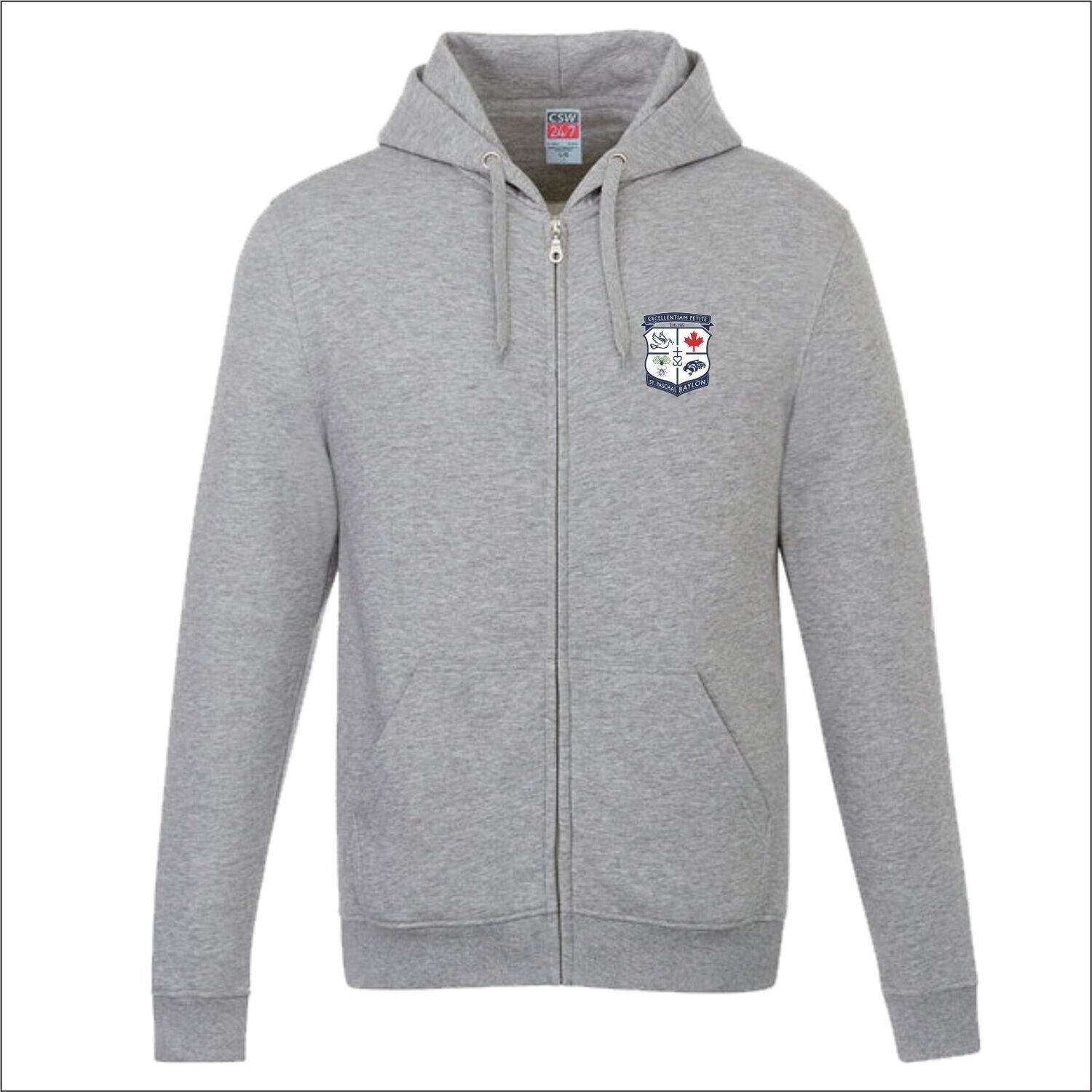 Grey Zip Hoody