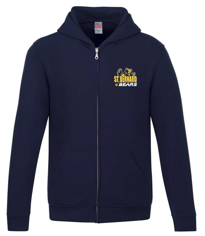 Navy Full Zip Hoodie
