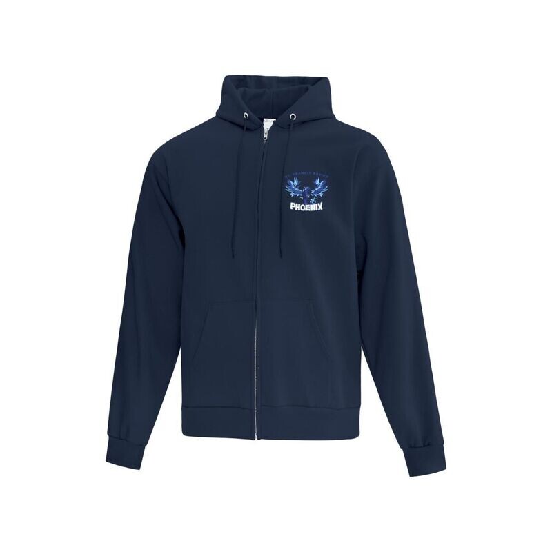 Navy Zip Up Hoodie