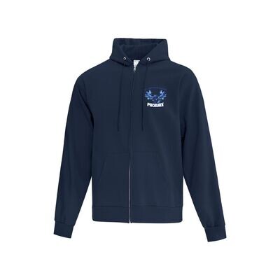 Navy Zip Up Hoodie