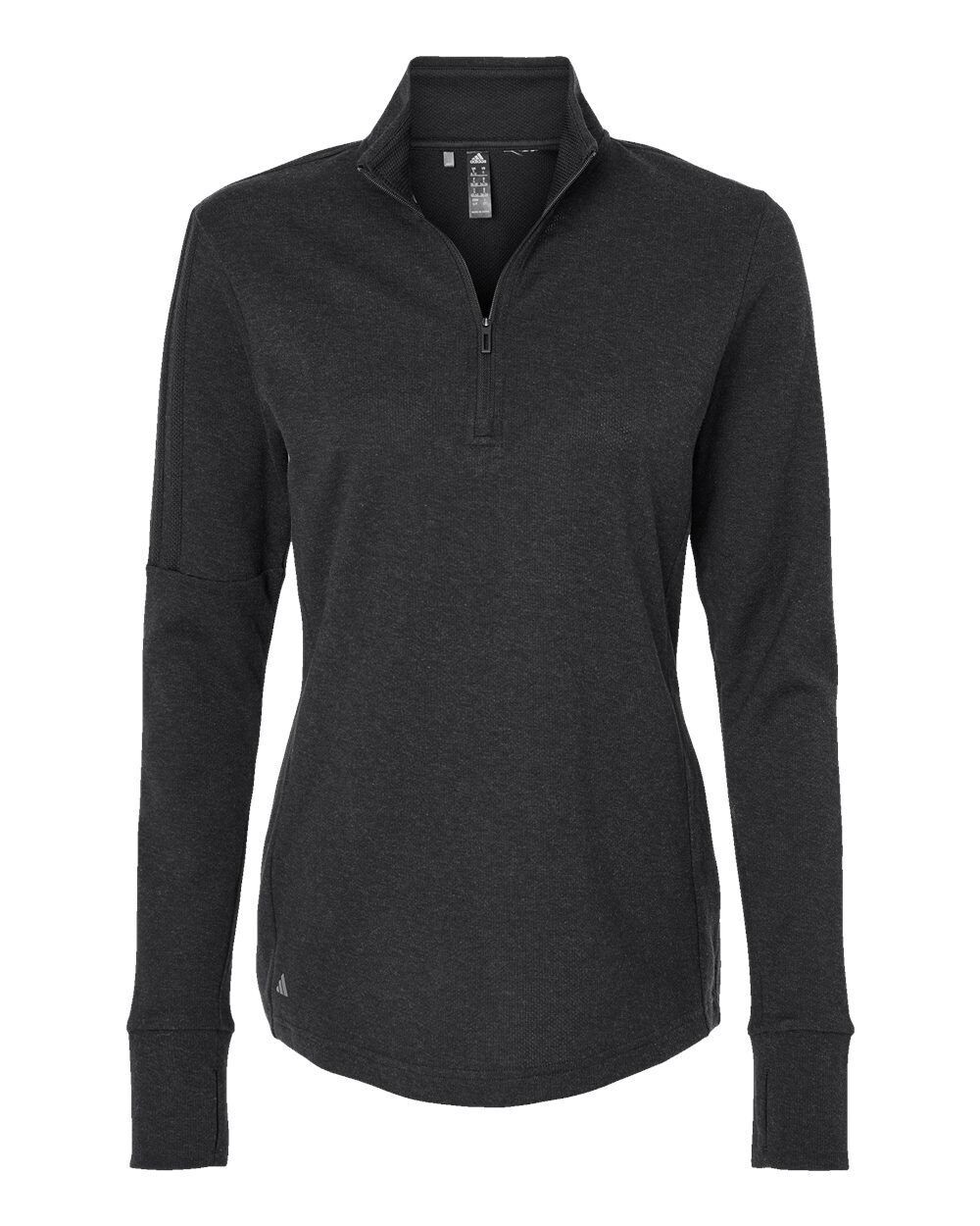 Adidas - Women's 3-Stripes Quarter-Zip Sweater
