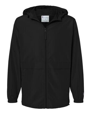 Champion - Hooded Packable Quarter-Zip Jacket