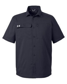 Under Armour - Men's Motivate Coach Woven Shirt, Colours: Black/White