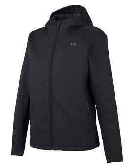 Under Armour - Ladies' ColdGear® Infrared Shield 2.0 Hooded Jacket, Colours: Black/Pitch Gray