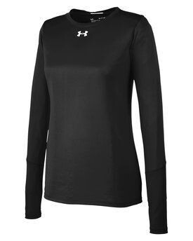 Under Armour - Ladies' Long-Sleeve Locker 2.0 T-Shirt, Colours: Black/White