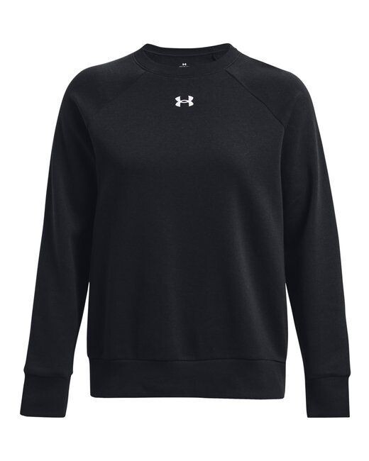 Under Armour - Ladies' Rival Fleece Sweatshirt, Colours: Black/White