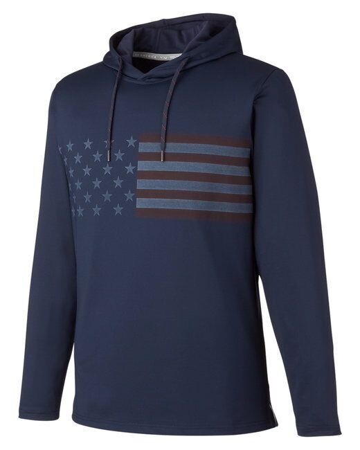 Puma - Golf Men's Volition Striped Hooded Pullover