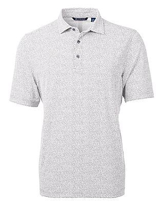 CB corporate - Pique Botanical Print Recycled Mens Polo
