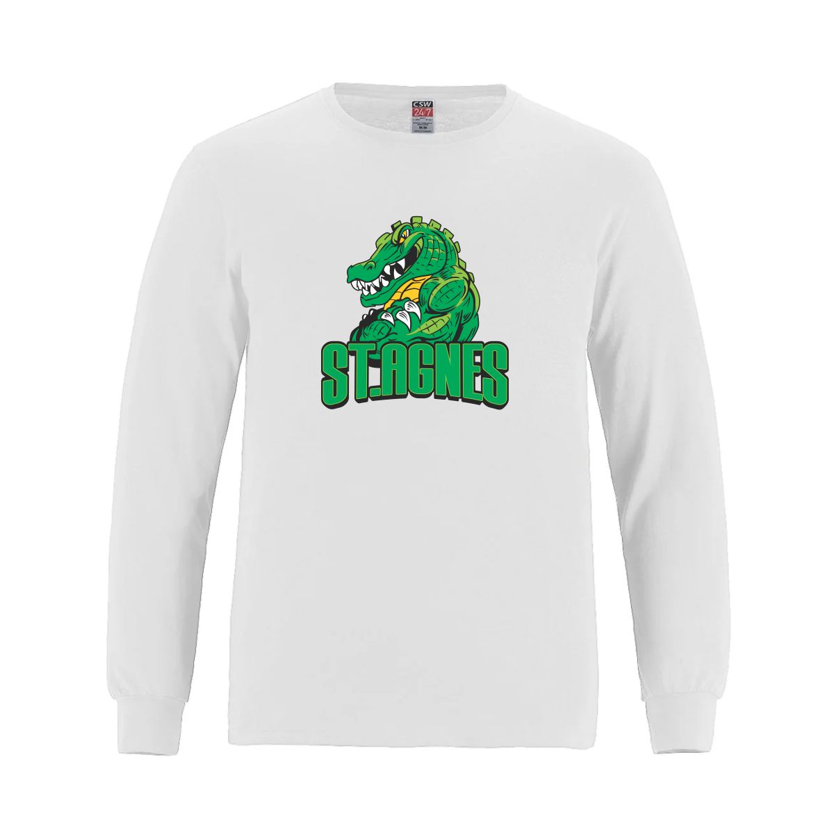 White Long-Sleeve T-Shirt