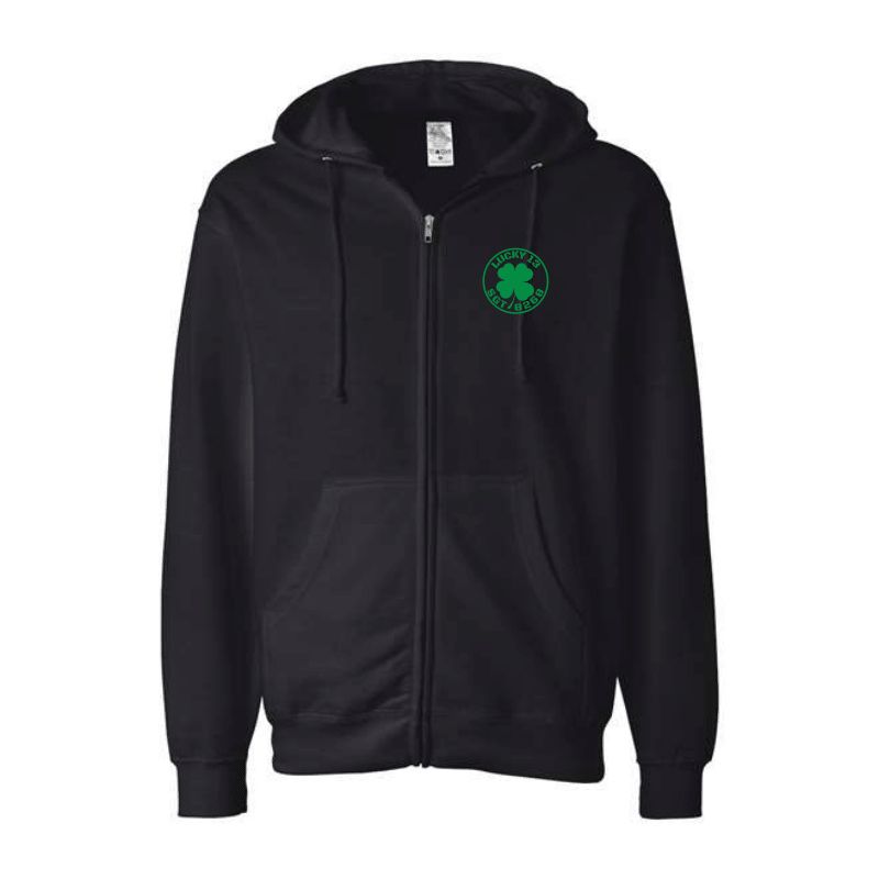 Black Full Zip Hoody
