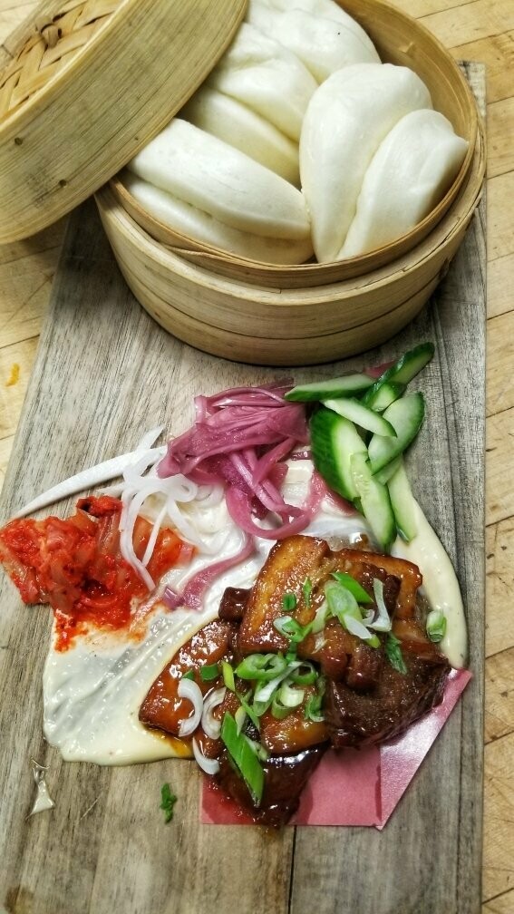 Korean Pork Belly Bao Buns