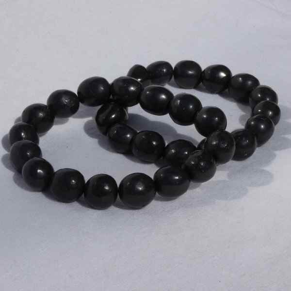 Shungite Bead Bracelet