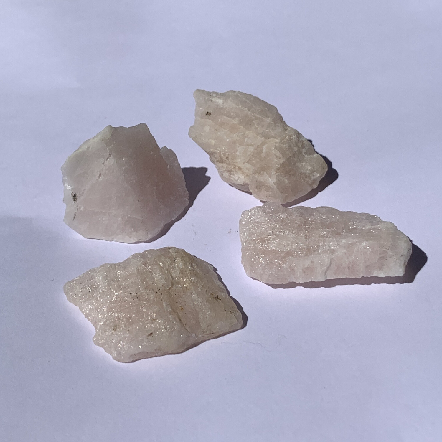 Morganite Opaque Natural Pieces