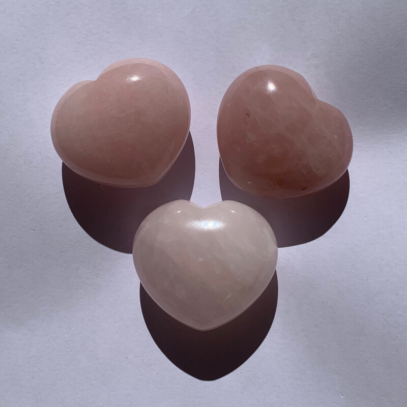 Rose Quartz Heart