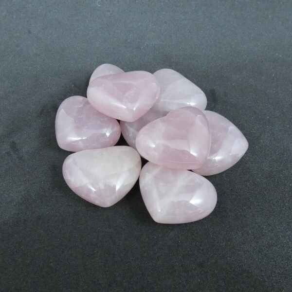 Rose Quart Mini Heart