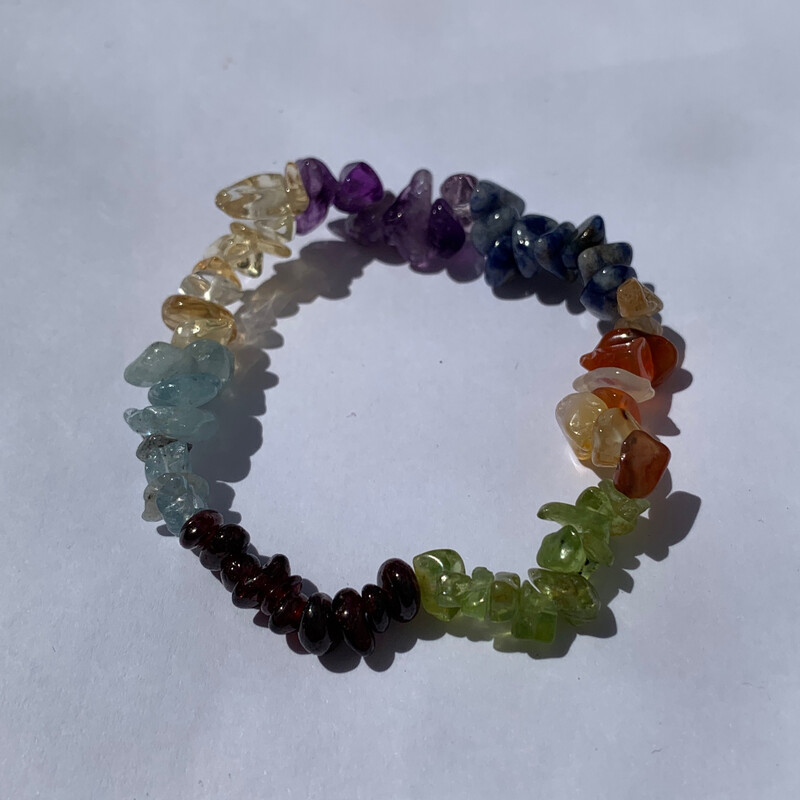 Chakra Chip Bracelet