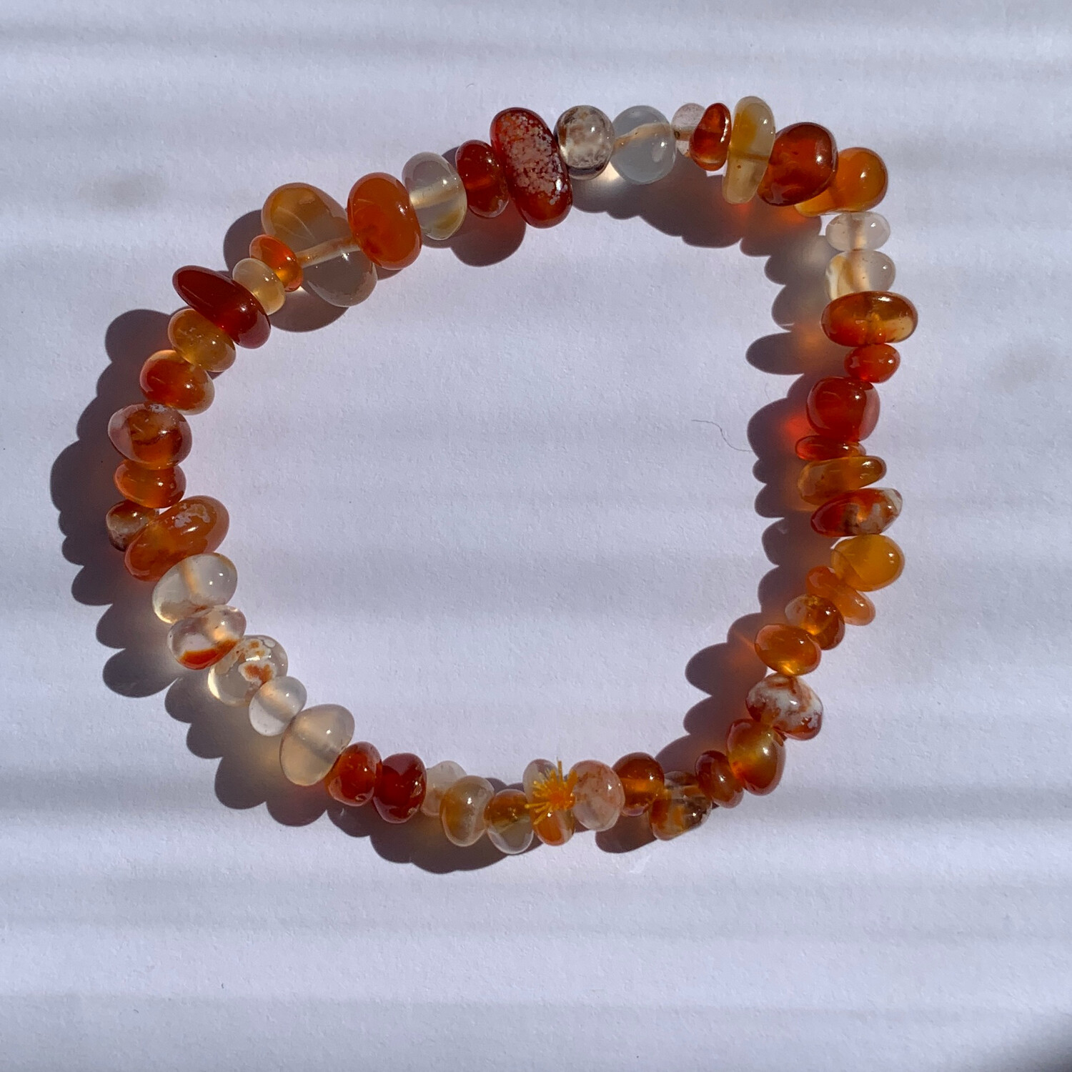 Chip Bracelet (Freeform) - Carnelian