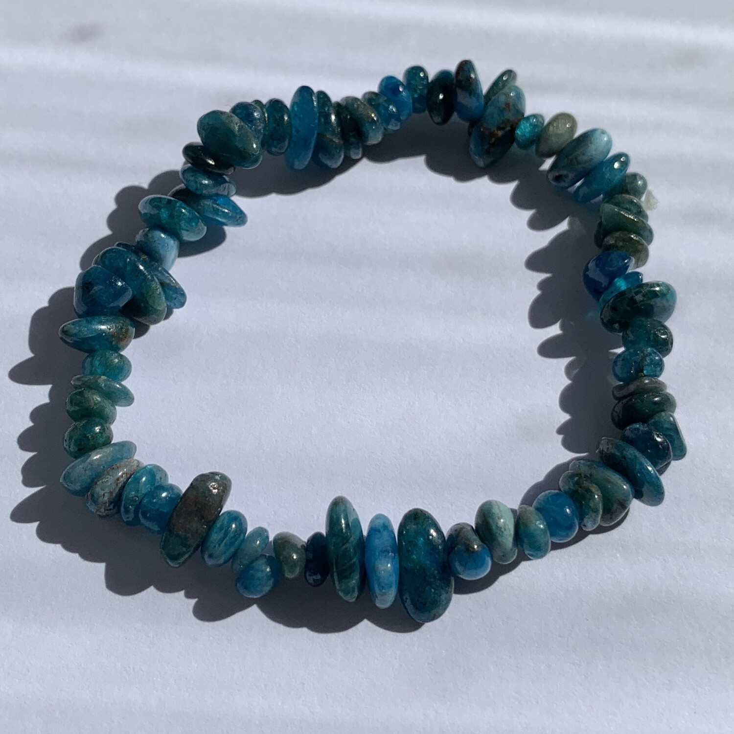 Chip Bracelet - Apatite