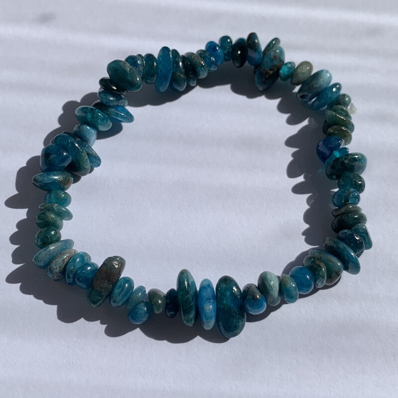 Chip Bracelet - Apatite