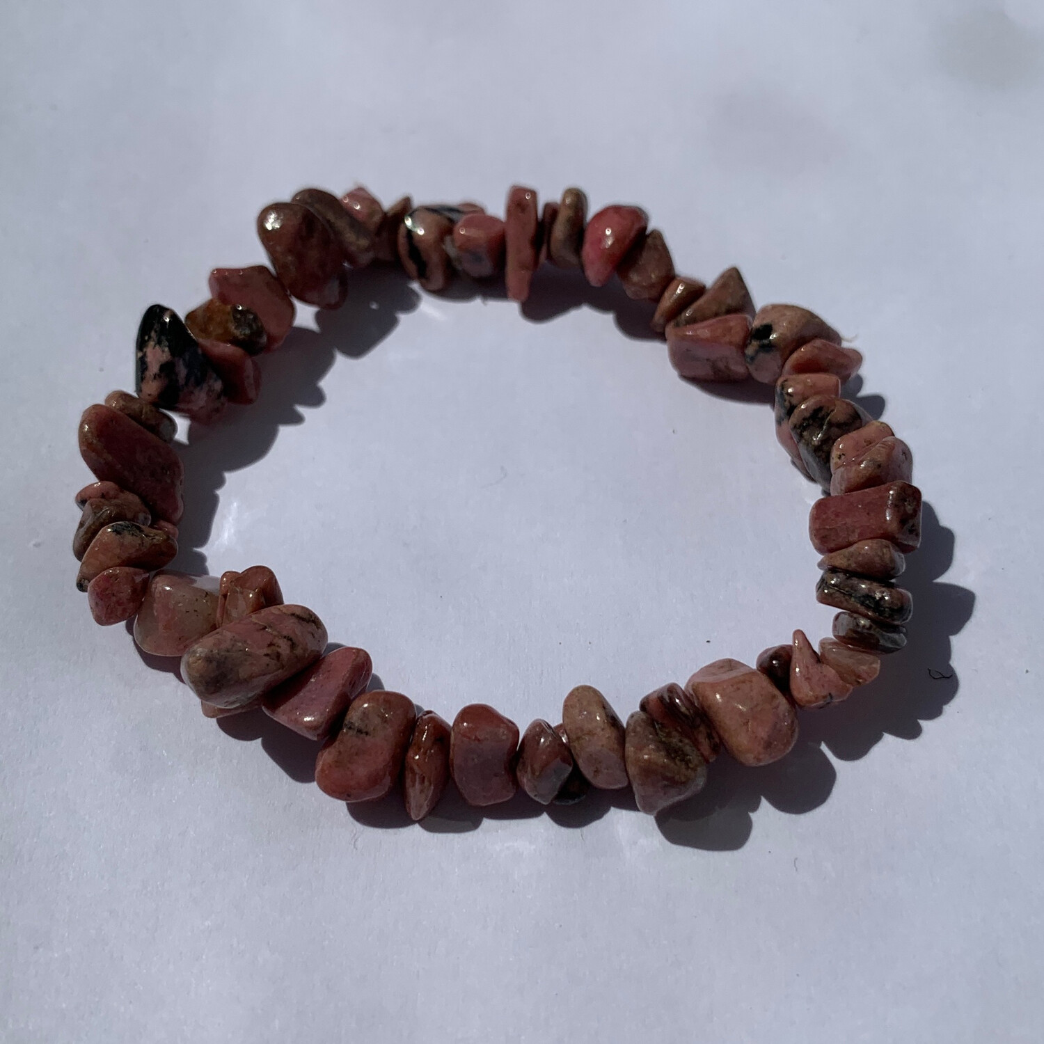 Chip Bracelet - Rhodonite