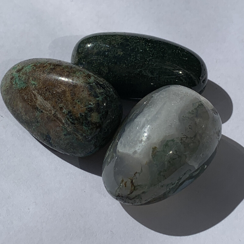 Green Moss Agate - Large