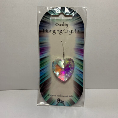 Hanging Crystal - Heart