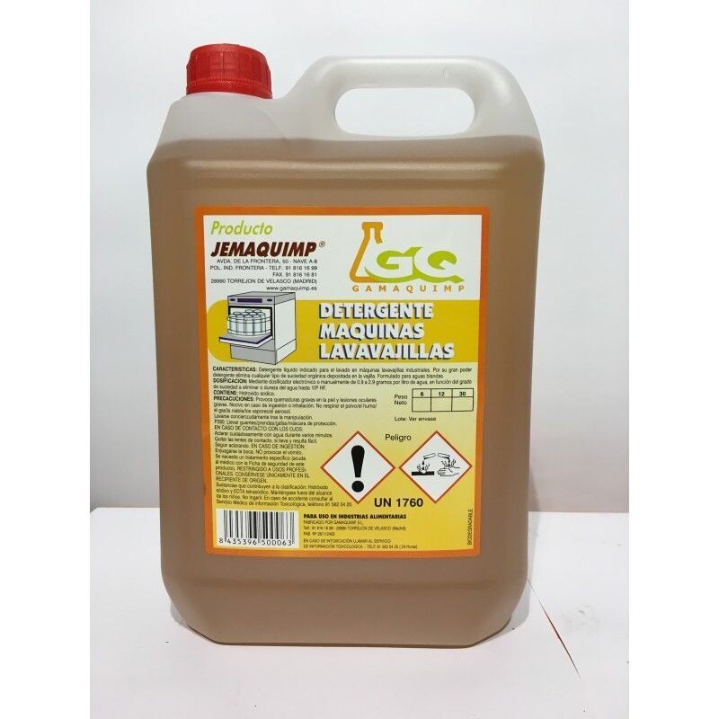 Detergente Maquina 6k aguas blandas hasta 20hf.