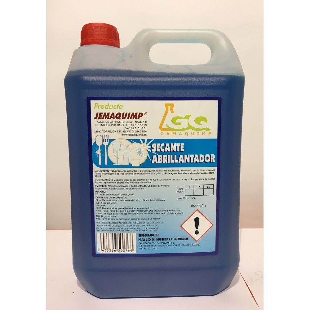 Abrillantador Maquina lavavajillas 5l