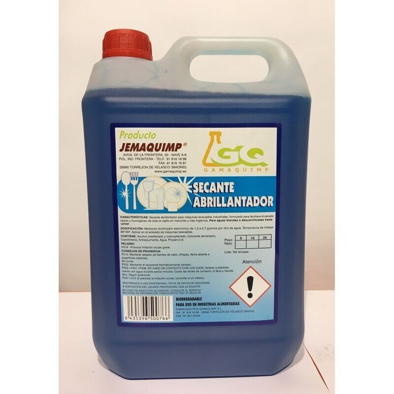 Abrillantador Maquina lavavajillas 5l